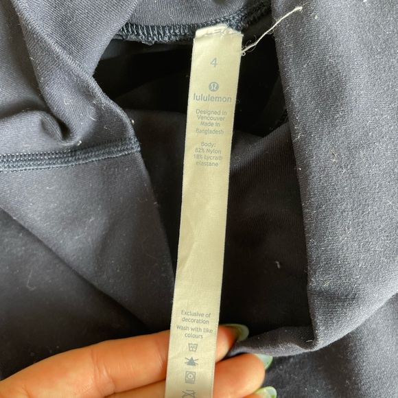 Lululemon Wunder Under High Rise Full Length Midnight Navy - Picture 7 of 9